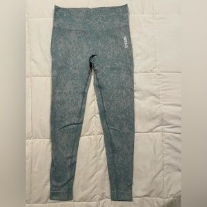 Medium Gymshark adapt animal sprint leggings in light blue